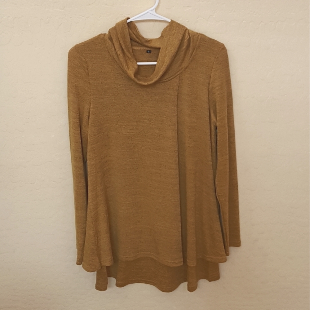 Unknown Brand 100 % Polyester Turtle Neck Tunic M… - image 2